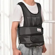 Homcom Gewichtsweste 30 kg Verstellbar Krafttraining Schwarz