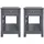 Hti-Living Nachtschrank Hayet 40 x 35 x 60 cm Grau