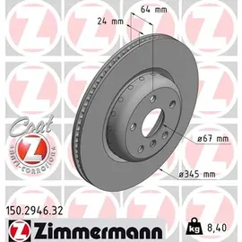 ZIMMERMANN Bremsscheibe 150.2946.32
