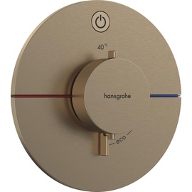 HANSGROHE ShowerSelect Comfort S Thermostat Unterputz für 1 Verbraucher, brushed bronze