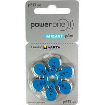 Varta Power One Implant Plus 675 6 St.
