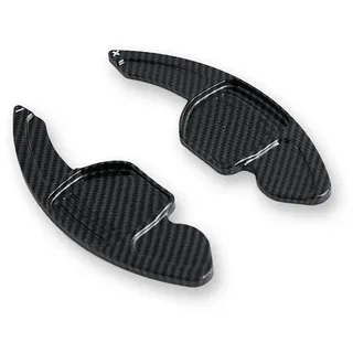Lenkräder Schaltwippen Für Seat Für Alhambra Für Ateca Für Leon 5F FR Für Tarraco Ibiza 6P Für Cupra ST Auto Lenkrad Schaltwippe Verlängerung Schalthebel Verlängerung Schaltwippen(Carbon black)