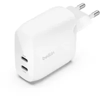 Belkin BoostCharge Pro USB-C Dual, Power Del.weiß WCB010vfWH