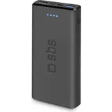 SBS TTBB10000FASTK, 10.000 mAh und 2 USB Schwarz