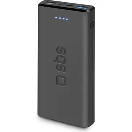 SBS TTBB10000FASTK, 10.000 mAh und 2 USB Schwarz