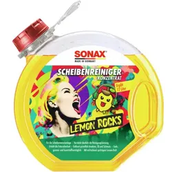 SONAX ScheibenReiniger Konzentrat Lemon Rocks (3 L) Reiniger, Scheibenreinigungsanlage  01604000