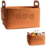 trabag Kofferraumtasche Faltbar, Auto Organizer, Faltkorb, Autotasche, Kofferraum-Organizer, Auto Kofferraumtasche, Aufbewahrungsbox für Organisiertes Verstauen (36 * 25 * 23)