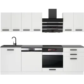 Belini Küchenzeile Susan 240 cm Weiß matt