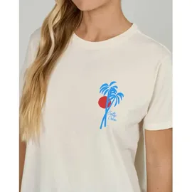 Salty Crew Geo Palm Bf T-Shirt off white Gr. M
