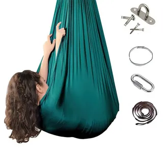 DOPWii Hängematte Hängematte Sensorische Ganzkörpersocken, 100*280cm Therapieschaukel, für Kinder zum Stressabbau und zur Selbstberuhigung