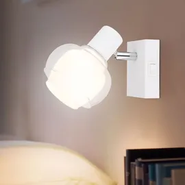 GLOBO Wandleuchte 1 Weiß
