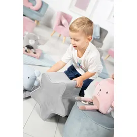 roba Kinderhocker Lil Sofa Sternform grau