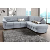 sit&more Ecksofa Savoni L-Form, wahlweise mit Bettfunktion grau