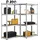 Juskys Lagerregal 8 Böden Metall 160 x 80 x 40 cm Silber