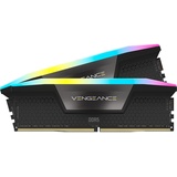 Corsair Vengeance RGB schwarz DIMM Kit 48GB, DDR5-7000, CL36-44-44-114, on-die ECC (CMH48GX5M2B7000C36)