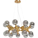 Kare Hängeleuchte Atomic Balls Brass Ø74cm