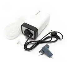 Wiltec Luftpumpe 402 Teichbelüfter 2x2,8 L/min 4w Sauerstoffpumpe Eisfreihalter Belüftungssystem Belüfter Luftpumpe Für Gartenteich Oase Teich - Sunsun