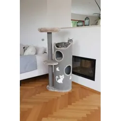 Kerbl Katzen Kratzbaum Tiana - mit Kratztonne und Katzenbett