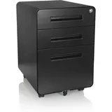 HJH Office Rollcontainer COLOR PLUS I Metall, Schwarz