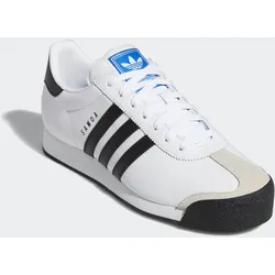 Sneaker ADIDAS ORIGINALS "SAMOA", Gr. 47, schwarz-weiß (runwht, schwarz), Leder, Synthetik, sportlich, Schuhe