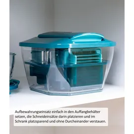 Genius Nicer Dicer Chef Professional Zubehör-Set 5-teilig petrol