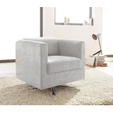 Home Affaire Drehsessel Bob Polyester 72 x 71 x 75 cm Silber drehbar