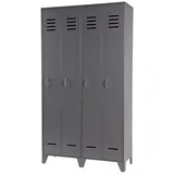 Woood Spindschrank Stijn 0 x 0 x 0 cm Grau