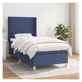 vidaXL Boxspringbett 100 x 200 cm Blau