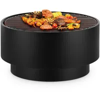 Blumfeldt Pompeji Feuerschale und Grill Ø60cm Stahl Schwarz