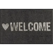Wash+Dry Warmly Welcome 50 x 75 cm Grau