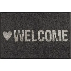 Wash+Dry Warmly Welcome 50 x 75 cm Grau