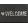 Wash+Dry Warmly Welcome 50 x 75 cm Grau