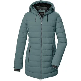 KILLTEC Damen Steppparka/Parka mit Kapuze KOW 55 WMN QLTD PRK, Größe 42, in Grau blaugrau,