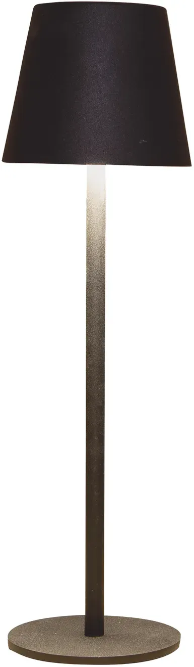 LED Lampe 11,5x36,5cm Touch mit USB Anschluß wiederaufladbar  - schwarz