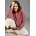 LAURA SCOTT LAURA SCOTT Damen Gr 48 bordeaux Web Obermaterial 98 Polyester 2 Elasthan Bündchen 95 Polyester 5 Elasthan bedruckt metallic unifarben normal Bündchen Jacken mit Herz Druck-Applikationen leichte Übergangsjacken