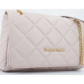 Valentino Ocarina Umhängetasche Kunstleder Beige/Weiß