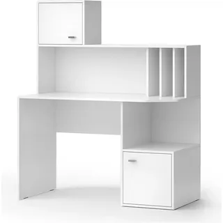 Vicco Schreibtisch Alwin 115 x 55 cm mit 2 Türen
