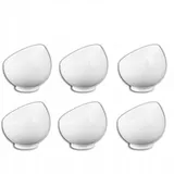 Wilmax WL-995000/A Porzellan Zucker-/Dessertschüssel, Weiss, 8.5cm Höhe, 9cm Breite