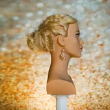 Limage Championkopf Natalie lichtblond 50 cm  europäisches Echthaar