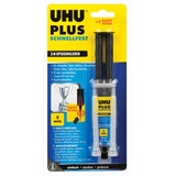 UHU Plus Schnellfest Spritze Zwei-Komponentenkleber 45655 15.5g