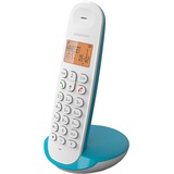 LOGICOM ILOA 150 Schnurloses Festnetztelefon ohne Anrufbeantworter – Solo – analoge und dect-Telefone – Türkis