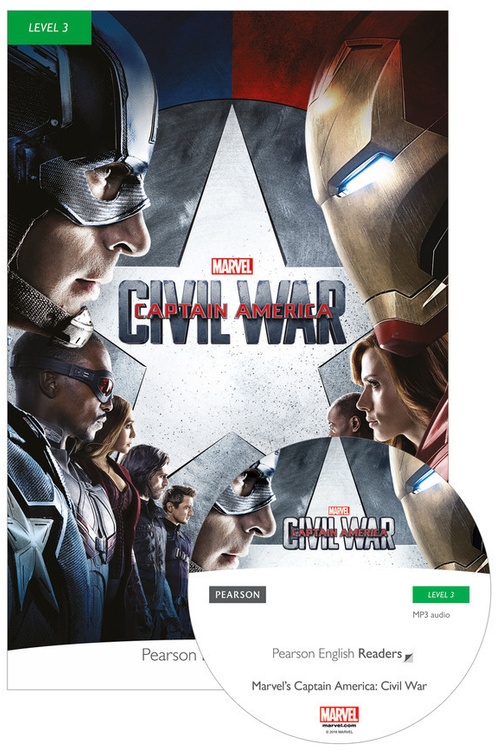 Pearson English Readers  Level 3 / Pearson English Readers Level 3: Marvel - Captain America - Civil War (Book + Cd) - Coleen Degnan-Veness  Gebunden