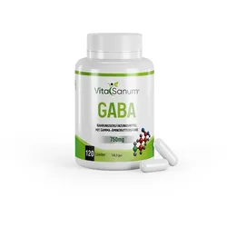 VitaSanum® - GABA 750mg 120 Tabletten - mit Gamma-Aminobuttersäure - Apothekenherstellung