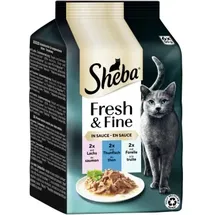 Sheba Fresh & Fine Lachs, Thunfisch & Forelle in Sauce 72 x 50 g