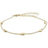 Boccia Titanium Damenarmband Titan vergoldet 03024-02