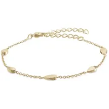 Boccia Titanium Damenarmband Titan vergoldet 03024-02