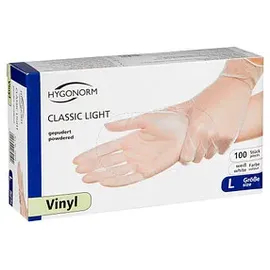 Hygonorm Einmalhandschuhe Classic LIGHT weiß L