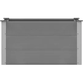 vidaXL Garten-Hochbeet WPC 100 x 50 x 54 cm Grau