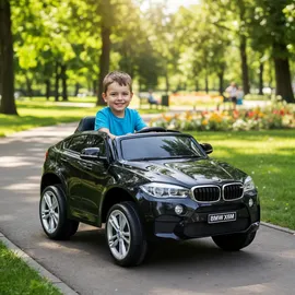 Hecht Elektro-Kinderauto BMW X6 schwarz (12V)