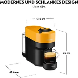 De'Longhi Nespresso Vertuo Pop ENV90.Y mango yellow